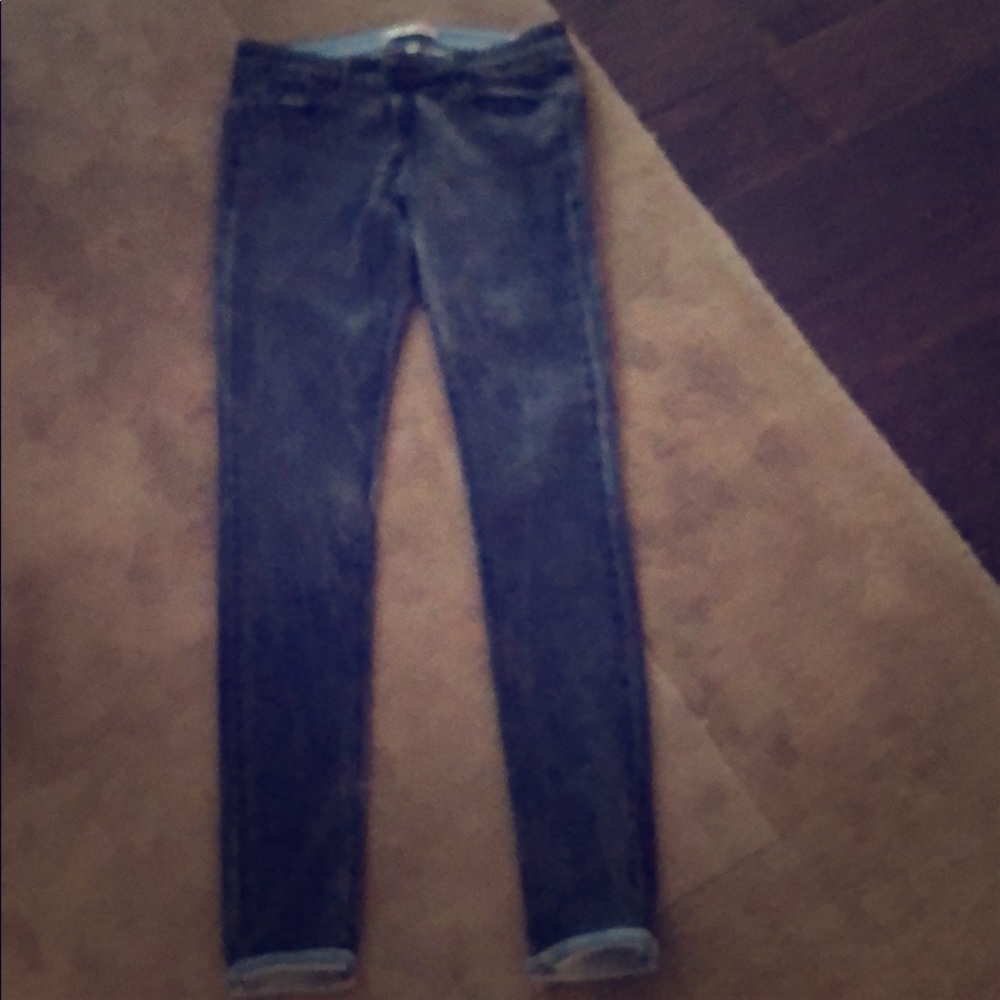 Black ashy jeans